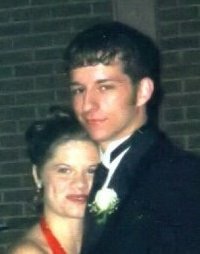Nick and his wife as teenagers